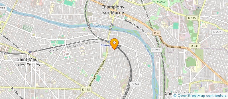 localisation de l'entreprise GAZZO à SAINT-MAUR-DES-FOSSES