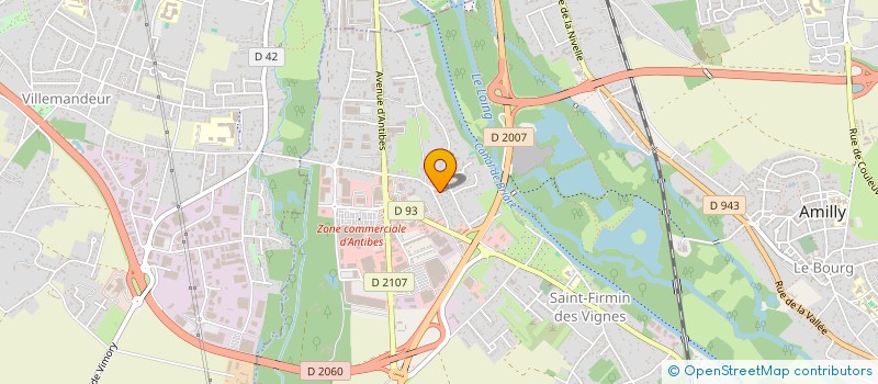 localisation de l'entreprise GAZZOLA  AMILLY