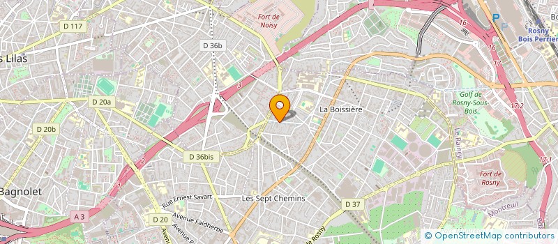 localisation de l'entreprise GAZZOLA MENUISIERS AGENCEURS à MONTREUIL