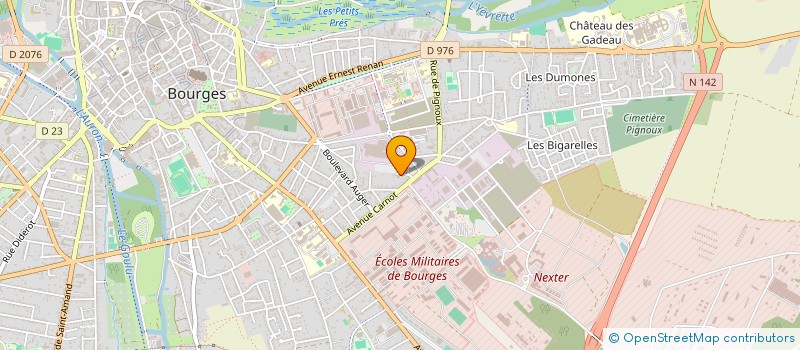 localisation de l'entreprise GB 2003  BOURGES