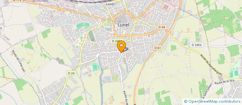 localisation de l'entreprise GB  LUNEL