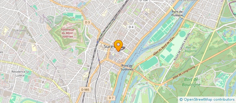 localisation de l'entreprise GB à SURESNES