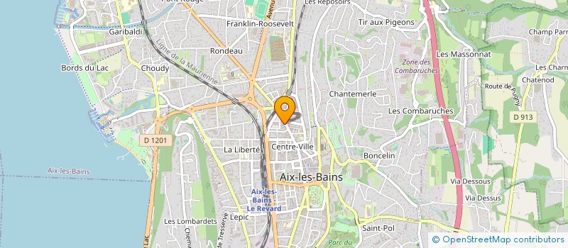 localisation de l'entreprise GB à AIX-LES-BAINS