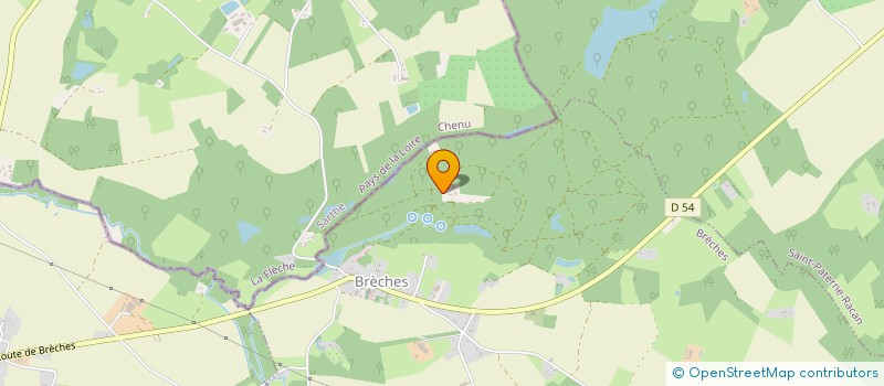 localisation de l'entreprise GB  BRECHES