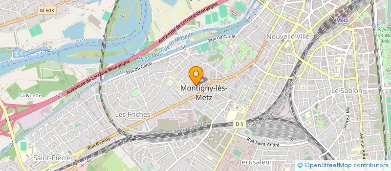 localisation de l'entreprise GB 57 à MONTIGNY-LES-METZ
