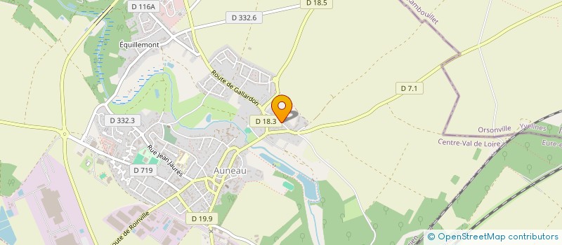 localisation de l'entreprise GB 73 à AUNEAU-BLEURY-SAINT-SYMPHORIEN