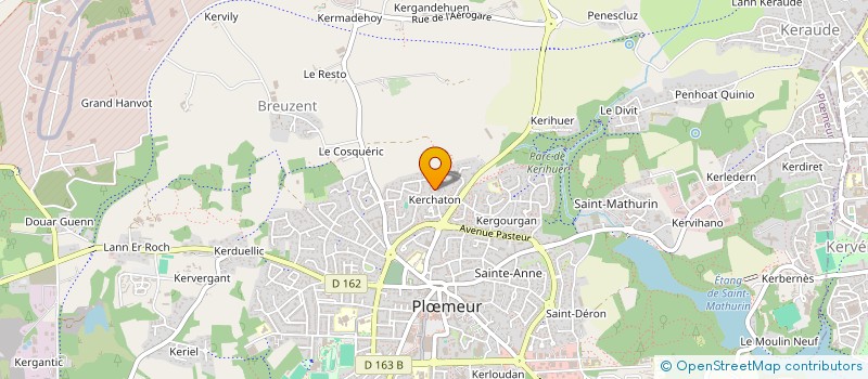 localisation de l'entreprise GB à PLOEMEUR