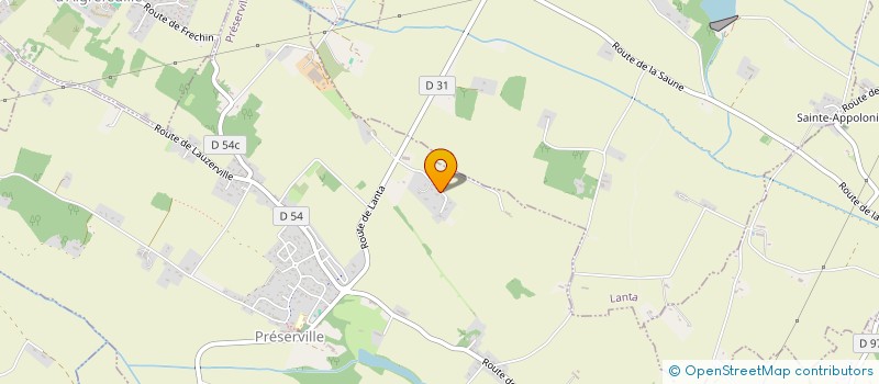 localisation de l'entreprise GB  PRESERVILLE