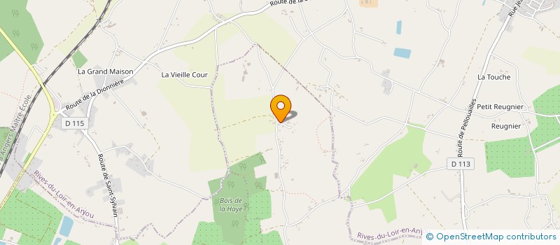 localisation de l'entreprise GB  VERRIERES-EN-ANJOU