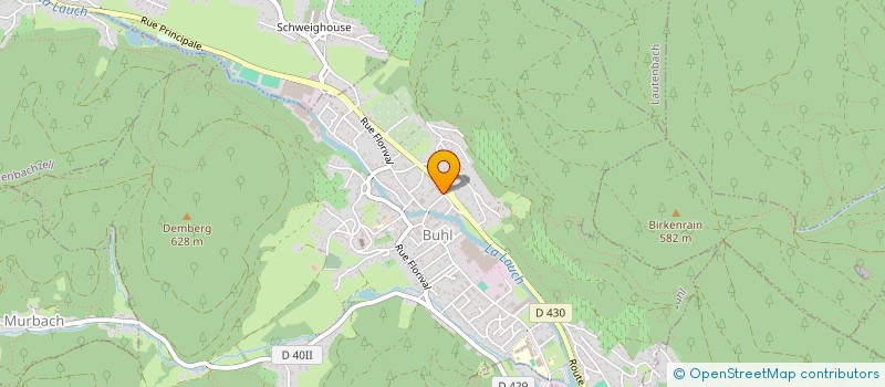 localisation de l'entreprise GB'ATEC à BUHL