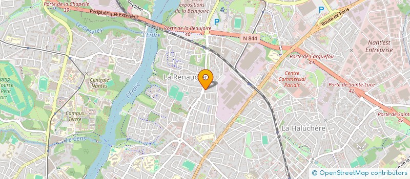 localisation de l'entreprise GB AUDITION  NANTES