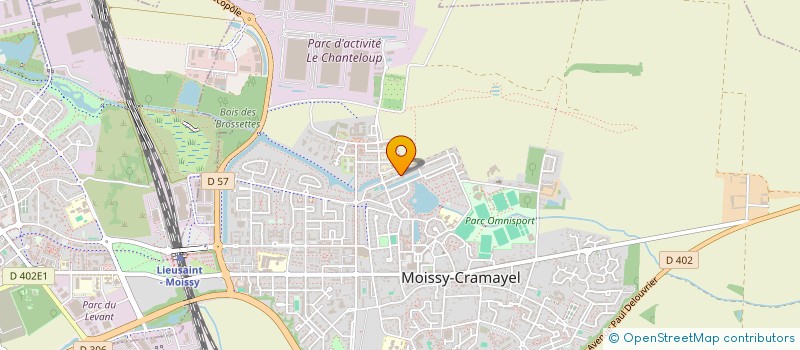 localisation de l'entreprise GB AUTOMATISMES à MOISSY-CRAMAYEL
