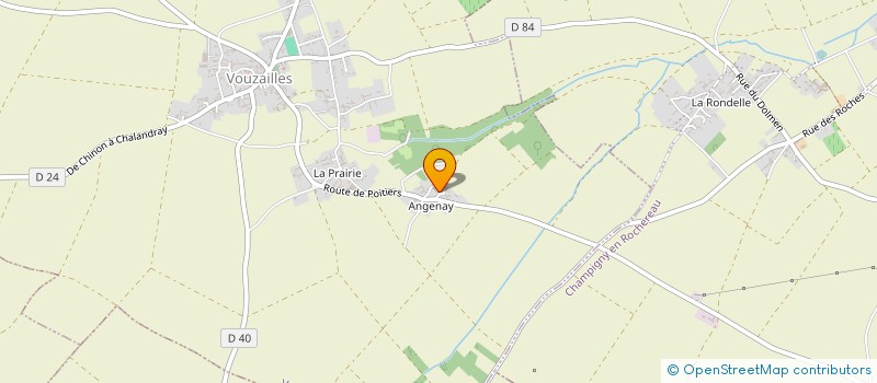 localisation de l'entreprise GB AVENIR  VOUZAILLES