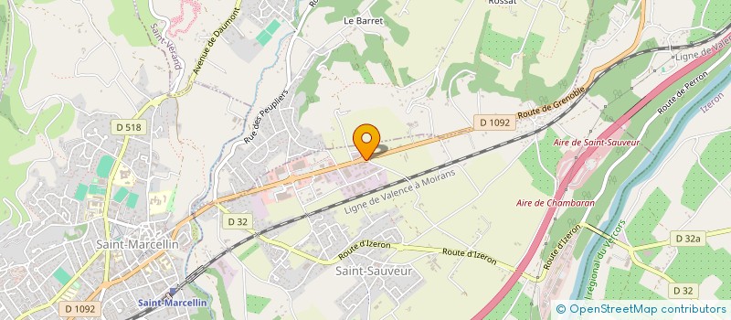 localisation de l'entreprise GB BAZAR  SAINT-SAUVEUR