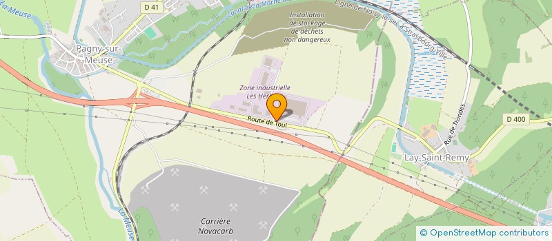 localisation de l'entreprise GB BERTRANGE à PAGNY-SUR-MEUSE