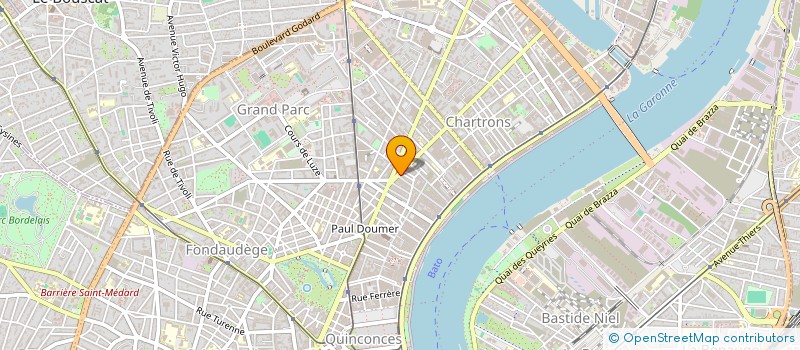 localisation de l'entreprise GB BURDIGALA SERVICES à BORDEAUX