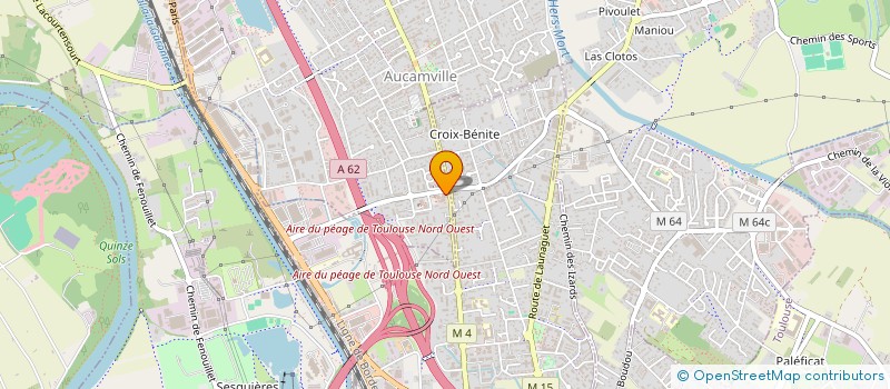 localisation de l'entreprise GB CONCEPT  AUCAMVILLE