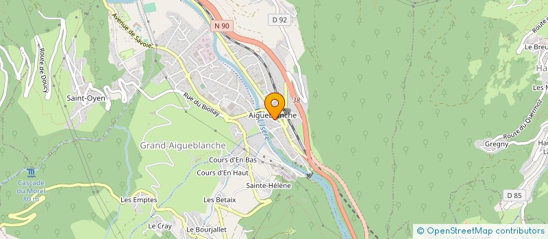 localisation de l'entreprise GB CONCEPTION à GRAND-AIGUEBLANCHE