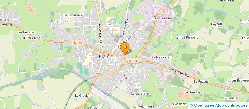 localisation de l'entreprise GB CONDUITE  NOZAY