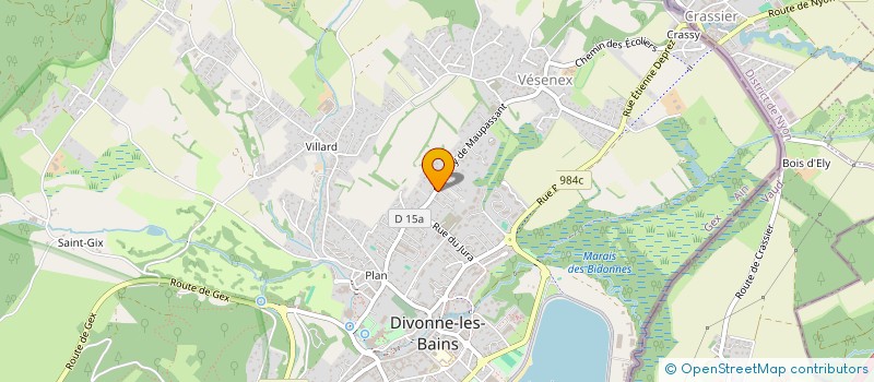 localisation de l'entreprise GB CONSEIL  DIVONNE-LES-BAINS