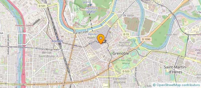 localisation de l'entreprise GB CONSEILS à GRENOBLE