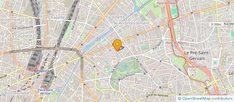 localisation de l'entreprise GB CONSTRUCTION  PARIS