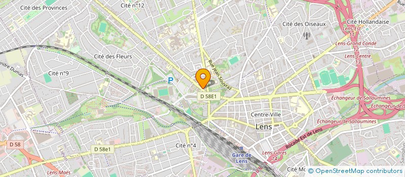 localisation de l'entreprise GB CONSTRUCTION à LENS