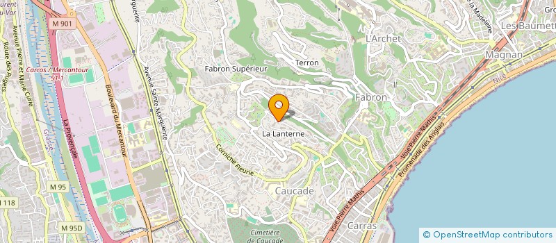localisation de l'entreprise GB CONSULTANTS à NICE