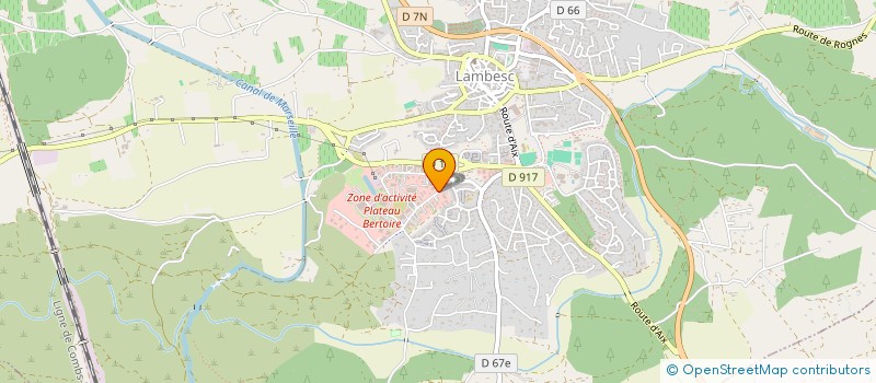 localisation de l'entreprise GB CONSULTING  LAMBESC