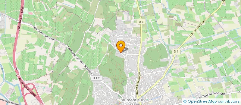 localisation de l'entreprise GB COURTAGE  CAUMONT-SUR-DURANCE