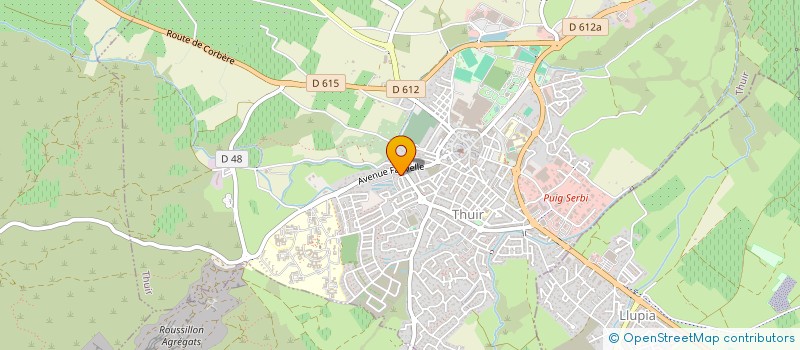 localisation de l'entreprise GB CREATION CONCEPT  THUIR