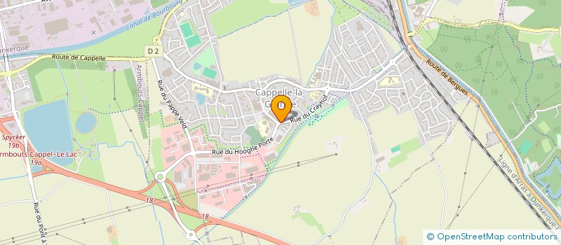 localisation de l'entreprise GB CREATIONS  CAPPELLE-LA-GRANDE