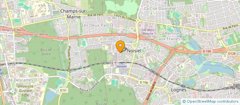 localisation de l'entreprise GB CYBER à NOISIEL