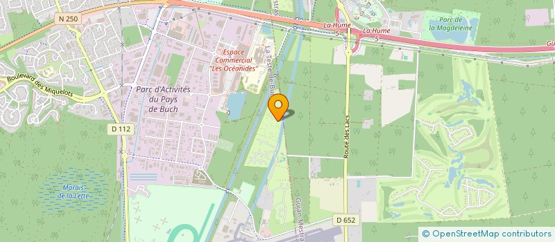 localisation de l'entreprise GB DICOP  LA TESTE-DE-BUCH