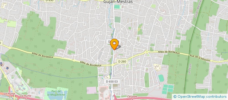 localisation de l'entreprise GB DIRECT à GUJAN-MESTRAS