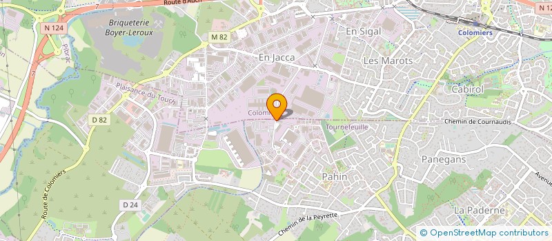 localisation de l'entreprise GB ENERGIES à TOURNEFEUILLE