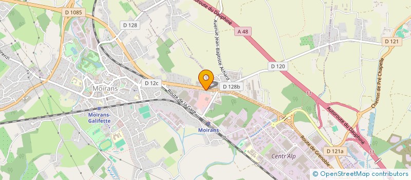 localisation de l'entreprise GB ENTREPRISE  MOIRANS