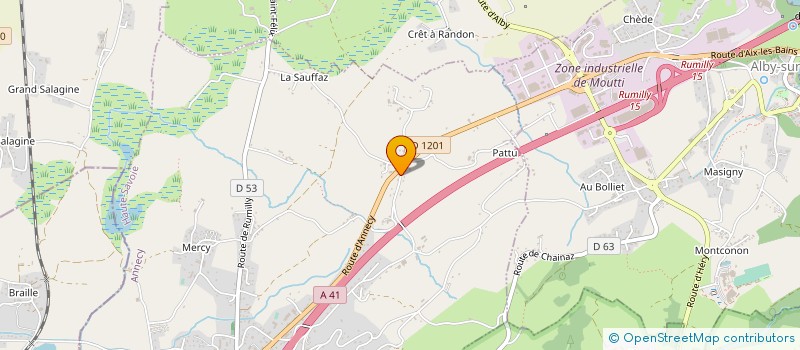 localisation de l'entreprise GB ENTREPRISE  SAINT-FELIX