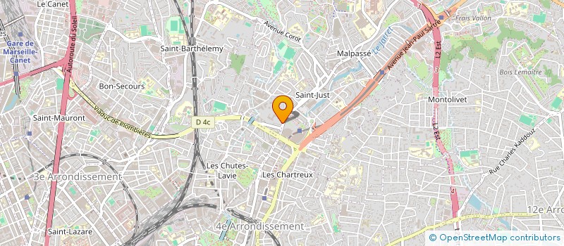 localisation de l'entreprise GB. ETANCHEITE RENOVATION à MARSEILLE
