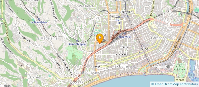 localisation de l'entreprise GB EUROPE à NICE