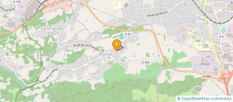 localisation de l'entreprise GB FINANCES  MARSAT