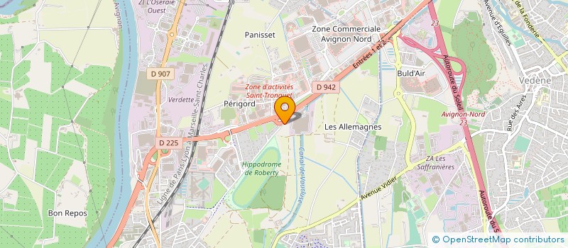 localisation de l'entreprise GB FOODS PRODUCTION FRANCE  VEDENE