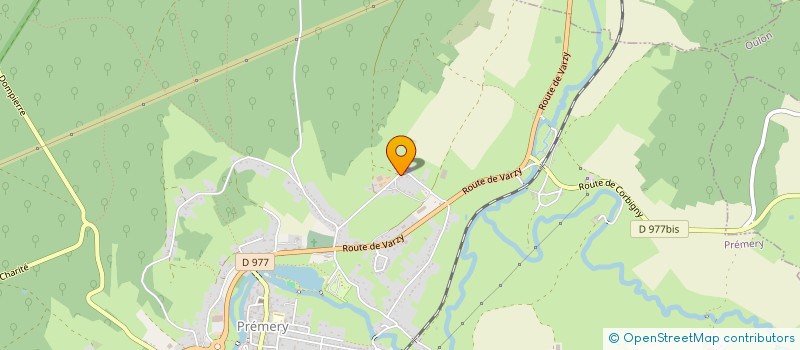 localisation de l'entreprise GB FOREST  PREMERY