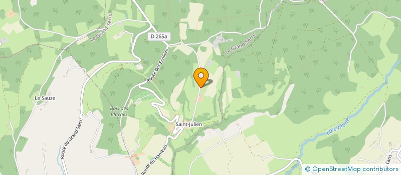 localisation de l'entreprise GB FOREST  LE GRAND-SERRE