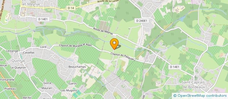 localisation de l'entreprise GB GESTION  BORDEAUX