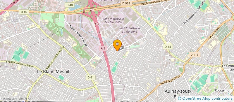 localisation de l'entreprise GB GRANT BATIMENT FRANCE  AULNAY-SOUS-BOIS