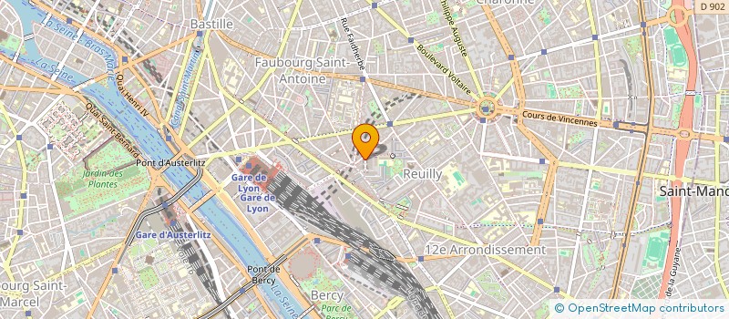 localisation de l'entreprise GB GRAPHIC à PARIS