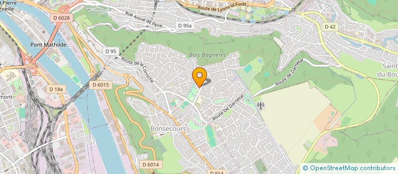 localisation de l'entreprise GB - GROSEILLE ET BANANE  LE MESNIL-ESNARD