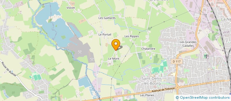 localisation de l'entreprise GB GROUPE  SAINT-DENIS-LES-BOURG