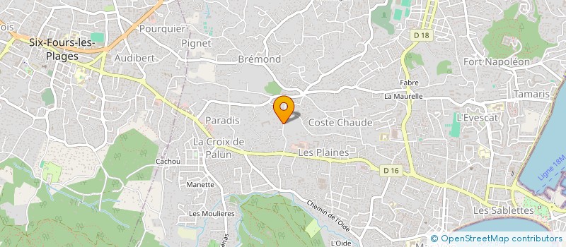 localisation de l'entreprise GB HABITAT  LA SEYNE-SUR-MER